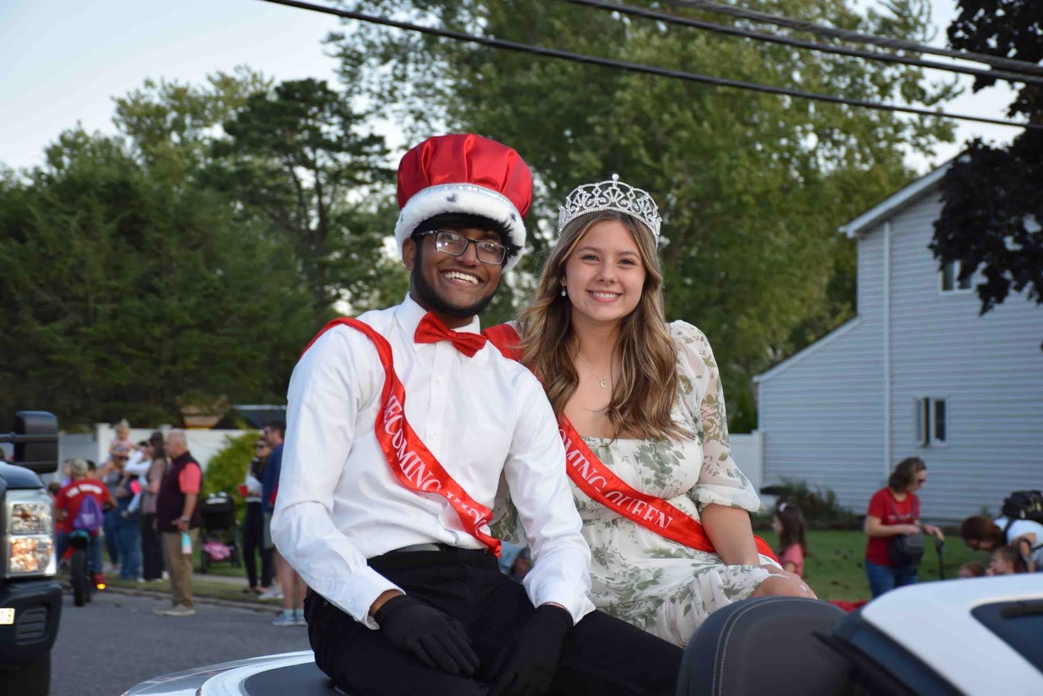 Connetquot students Mirza Mahim and Cara Hodulick were voted homecoming king and queen.